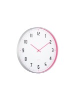 KARLSSON Wanduhr Sporty, Exkl. 1 x AA Batterie, Bright pink