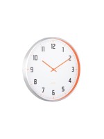 KARLSSON Wanduhr Sporty, Exkl. 1 x AA Batterie, Bright orange