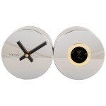 KARLSSON Horloge murale Duo Cuckoo Silber plated