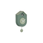 KARLSSON Horloge murale Coucou Grato 17.5 x 33.2, vert jungle/jade