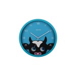 KARLSSON Horloge murale Vache Ø 30.8 cm, Bleu