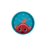 KARLSSON Horloge murale Poisson rouge Ø 30.8 cm, Bleu clair