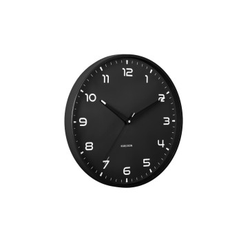 KARLSSON Horloge murale Orgullo Ø 40 cm, Noir KARLSSON Horloge murale Orgullo Ø 40 cm, Noir