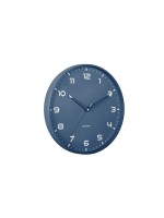 KARLSSON Wanduhr Orgullo, Exkl. 1xAA Batterie, Classic blue