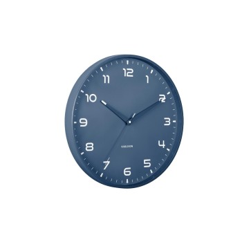 KARLSSON Horloge murale Orgullo Ø 40 cm, Bleu KARLSSON Horloge murale Orgullo Ø 40 cm, Bleu