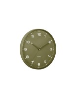 KARLSSON Wanduhr Orgullo, Exkl. 1xAA Batterie, Army green