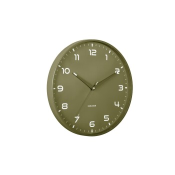 KARLSSON Horloge murale Orgullo Ø 40 cm, Vert KARLSSON Horloge murale Orgullo Ø 40 cm, Vert