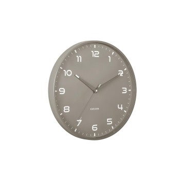 KARLSSON Horloge murale Orgullo Ø 40 cm, Gris foncé KARLSSON Horloge murale Orgullo Ø 40 cm, Gris foncé