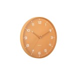 KARLSSON Wanduhr Orgullo, Exkl. 1xAA Batterie, Ochre yellow
