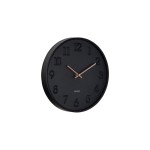 KARLSSON Wanduhr Calma, Exkl. 1xAA Batterie, 30x3.8cm, Matt black
