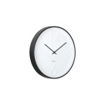 KARLSSON Wanduhr Ayuno, Exkl. 1xAA Batterie, 40x5cm, Black