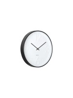KARLSSON Wanduhr Ayuno, Exkl. 1xAA Batterie, 40x5cm, Black