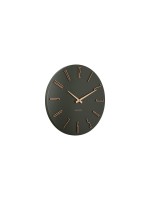 KARLSSON Wanduhr Esmerado 40 cm, Exkl. 1 x AA Batterie, Luxury