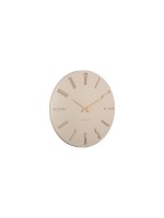 KARLSSON Wanduhr Esmerado 40 cm, Exkl. 1 x AA Batterie, Off White