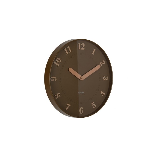 KARLSSON Horloge murale Amena 40 cm, Mocha Brown KARLSSON Horloge murale Amena 40 cm, Mocha Brown