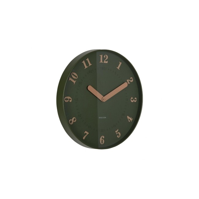 KARLSSON Horloge murale Amena 40 cm, Luxury Green KARLSSON Horloge murale Amena 40 cm, Luxury Green