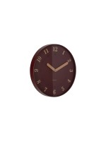 KARLSSON Horloge murale Amena 40 cm, Burgundy Red