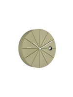 KARLSSON Wanduhr Destacado 28 cm, Exkl. 3 x AA Batterie, Green