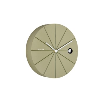 KARLSSON Wanduhr Destacado 28 cm, Exkl. 3 x AA Batterie, Green KARLSSON Wanduhr Destacado 28 cm, Exkl. 3 x AA Batterie, Green