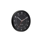 KARLSSON Wanduhr Fresco 31.5 cm, Exkl. 1 x AA Batterie, Black