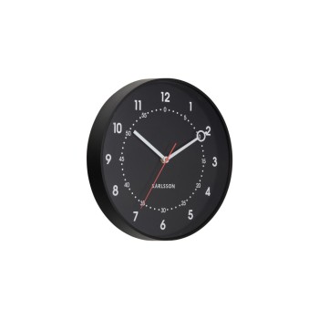 KARLSSON Wanduhr Fresco 31.5 cm, Exkl. 1 x AA Batterie, Black KARLSSON Wanduhr Fresco 31.5 cm, Exkl. 1 x AA Batterie, Black