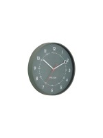 KARLSSON Wanduhr Fresco 31.5 cm, Exkl. 1 x AA Batterie, Jungle Green