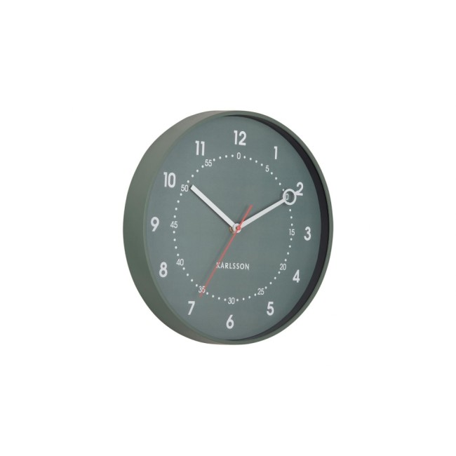 KARLSSON Horloge murale Fresco 31.5 cm, Jungle Green KARLSSON Horloge murale Fresco 31.5 cm, Jungle Green
