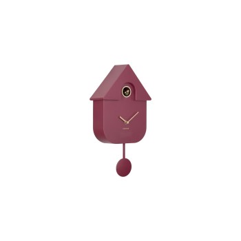 KARLSSON Horloge murale Modern Cuckoo Oro Dark Mauve KARLSSON Horloge murale Modern Cuckoo Oro Dark Mauve