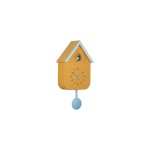 KARLSSON Horloge murale Dupla Color Cuckoo Mango and Soft Blue
