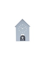 KARLSSON Horloge murale Wall clock Dog House Cool Grey