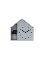 KARLSSON Horloge murale Wall clock Peeking Doggy Mouse Grey