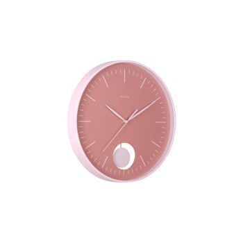 KARLSSON Wanduhr Grato Pendulum, 40.6 cm, Rose tan w. soft pink