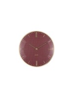 KARLSSON Horloge murale Riqueza 35 cm, rouge bourgogne