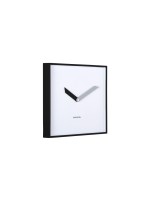 KARLSSON Wanduhr Cool Retro Cuadrado, 28.3 x 28.3 cm, Black