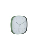 KARLSSON Horloge murale Grato Cuadrado 29 x 29 cm, jade grisé/vert jungle