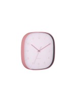 KARLSSON Wanduhr Grato Cuadrado, 29 x 29 cm, Soft pink w. rose tan