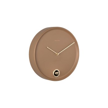 KARLSSON Wanduhr Esencia Cuckoo, 30 cm, Mocha brown