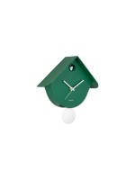 KARLSSON Horloge murale Retro Cuckoo 25,5 x 25.8 cm, Vert rétro