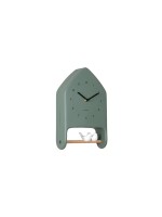 KARLSSON Horloge murale Love Birds 20 x 32 cm, vert jungle