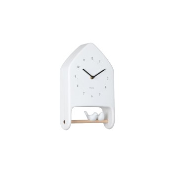 KARLSSON Wanduhr Love Birds, 20 x 32 cm, White