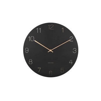 KARLSSON Charm Engraved Numbers, Ø 40 cm, Black KARLSSON Charm Engraved Numbers, Ø 40 cm, Black