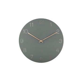 KARLSSON Charm Engraved Numbers, Ø 40 cm, Jungle Green KARLSSON Charm Engraved Numbers, Ø 40 cm, Jungle Green
