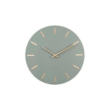 KARLSSON Wanduhr Charm Small, Ø 30 cm, Jungle Green KARLSSON Wanduhr Charm Small, Ø 30 cm, Jungle Green