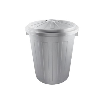 keeeper Supermax-Tonne 50 l, light silver, mats keeeper Supermax-Tonne 50 l, light silver, mats
