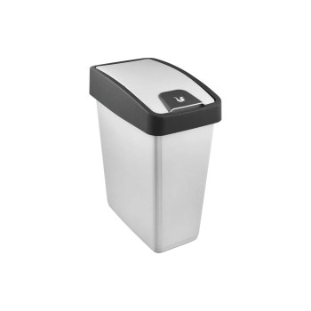 keeeper Abfallbehälter Flip-Deckel 25 l, light silver, magne keeeper Abfallbehälter Flip-Deckel 25 l, light silver, magne