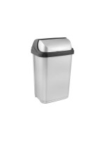 keeeper Poubelle Rasmus 25 l, couvercle à enrouler, argent clair