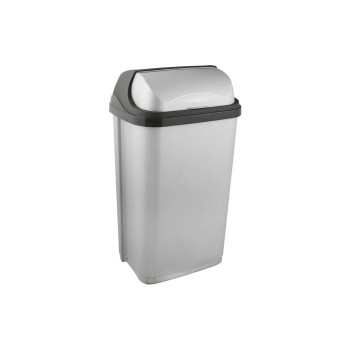keeeper Abfallbehälter Rolldeckel 50 l, light silver, rasmus keeeper Abfallbehälter Rolldeckel 50 l, light silver, rasmus