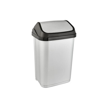 keeeper Abfallbehälter Schwingdeckel 25 l, light silver, swantje keeeper Abfallbehälter Schwingdeckel 25 l, light silver, swantje