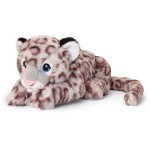 Keeleco Animal en peluche Léopard des neiges 35 cm