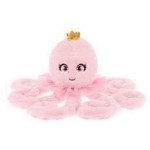 Keeleco Peluche Pieuvre rose 30 cm